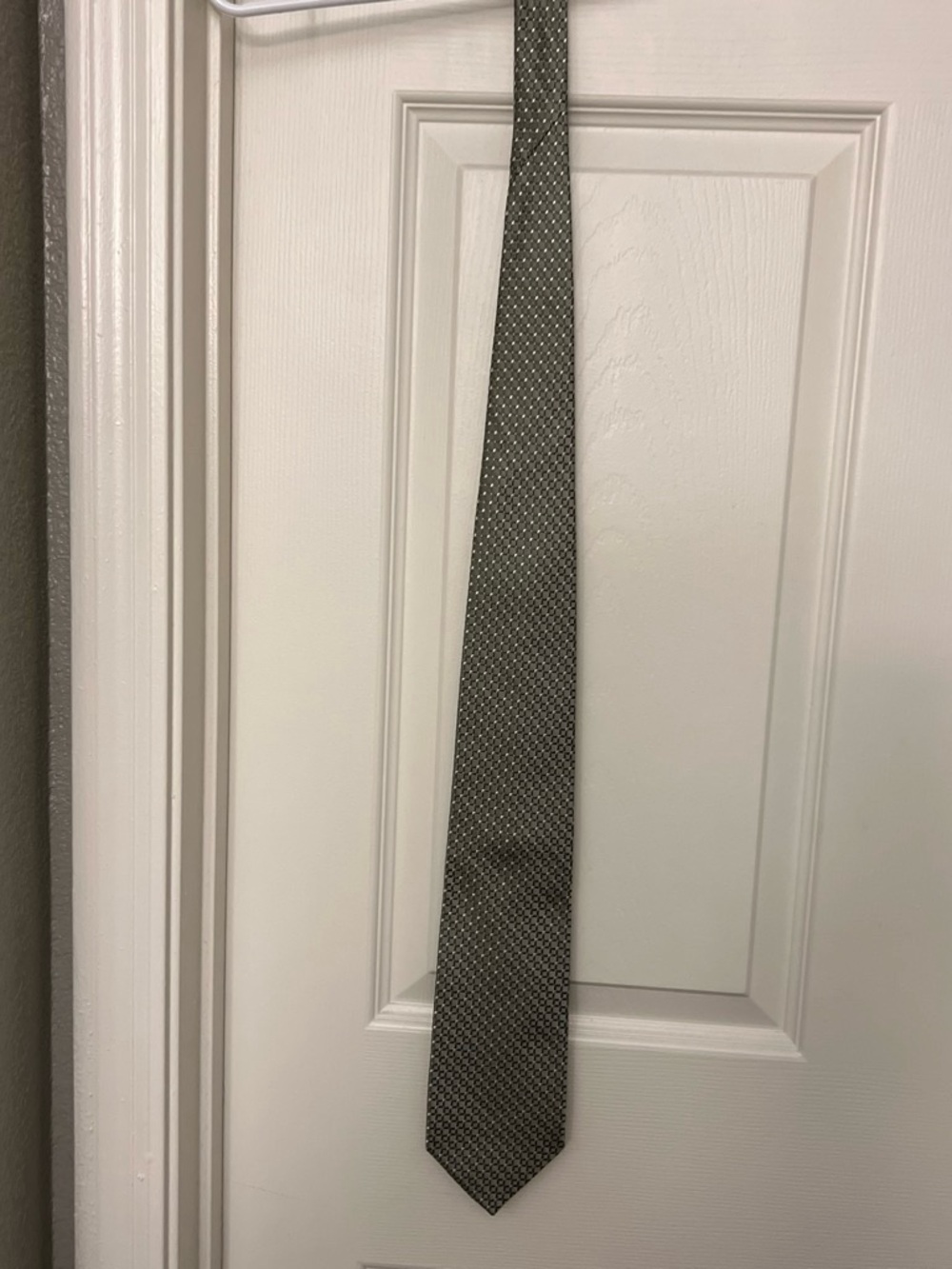 Jos. A. Bank Men's Charcoal Gray Textured Micro-Pattern Tie